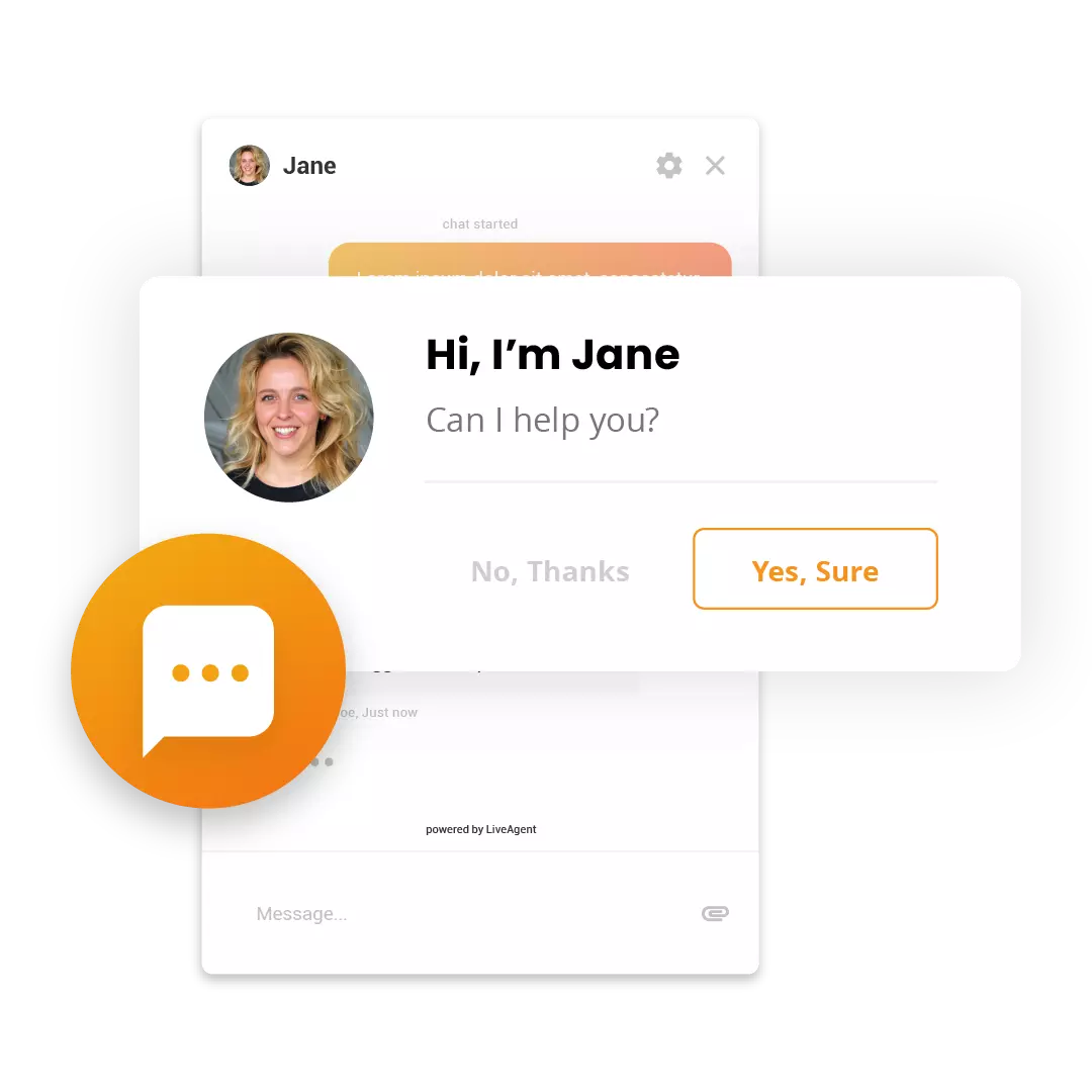 LiveAgent proactieve chatuitnodiging