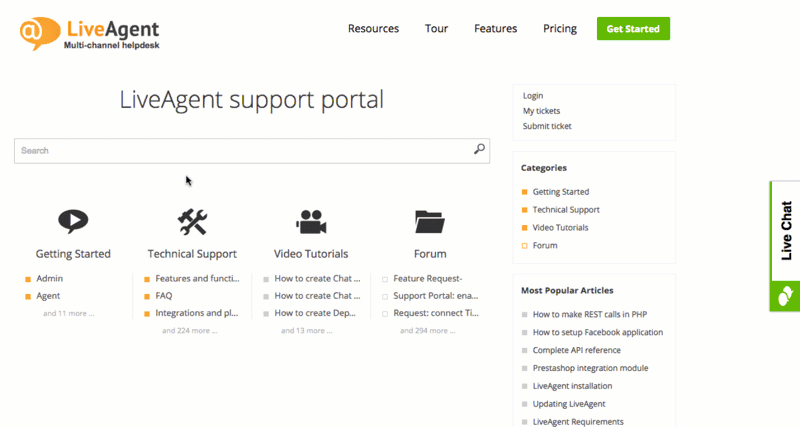 Zelfbedieningsportaal voor klantenondersteuning