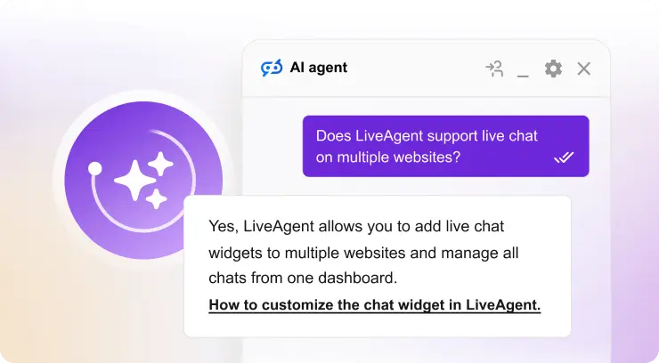 LiveAgent AI-agenten