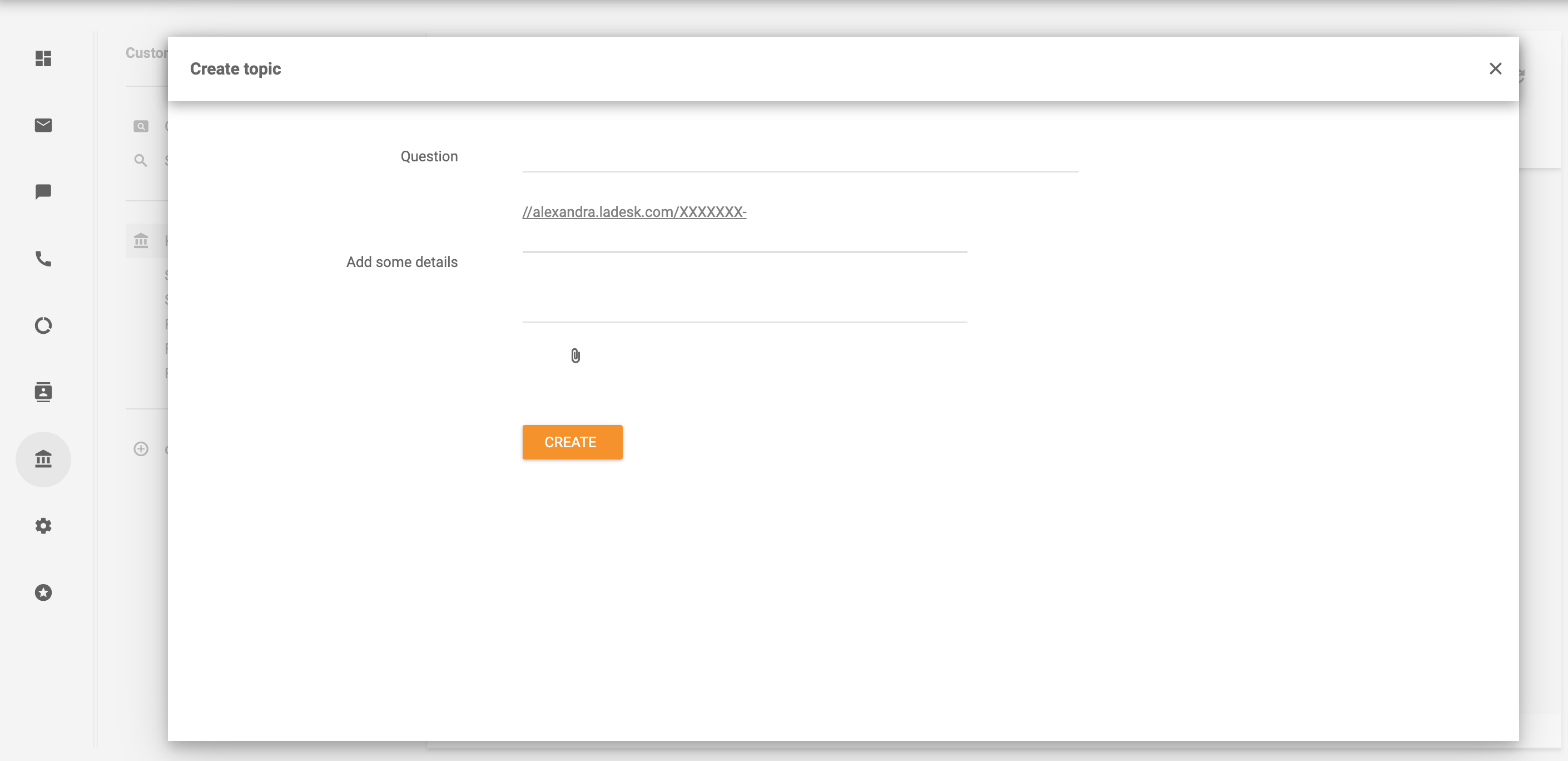 Onderwerp maken in klantenforum