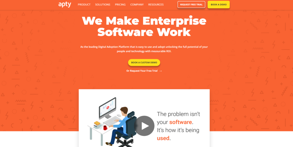 Apty homepage