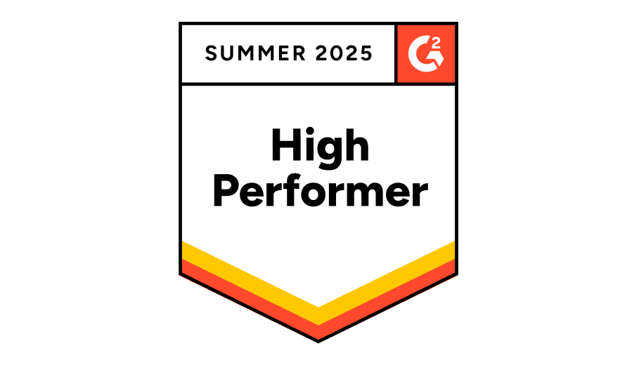 G2 High Performer Summer 2025