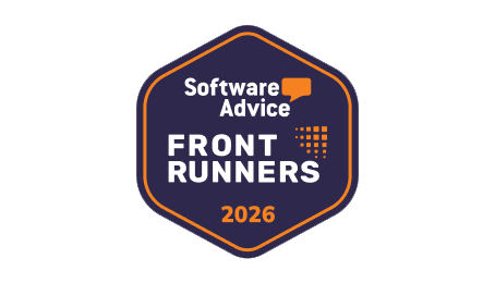 Software Advice, Front Runners badge in de categoriën Help Desk