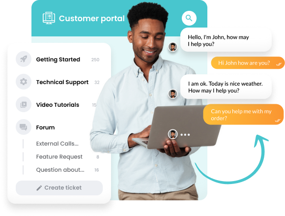 LiveAgent - customer portal benefits