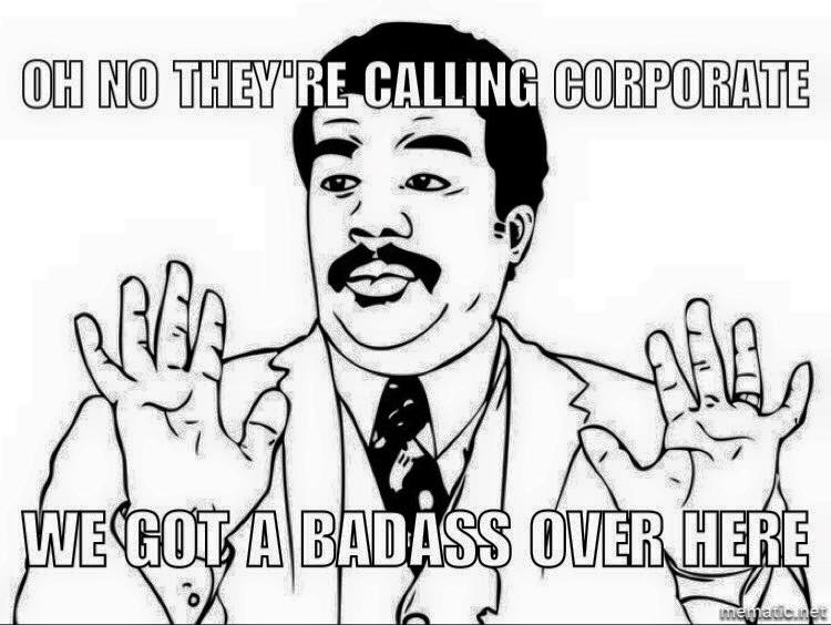 Klantenservice meme over boze klant