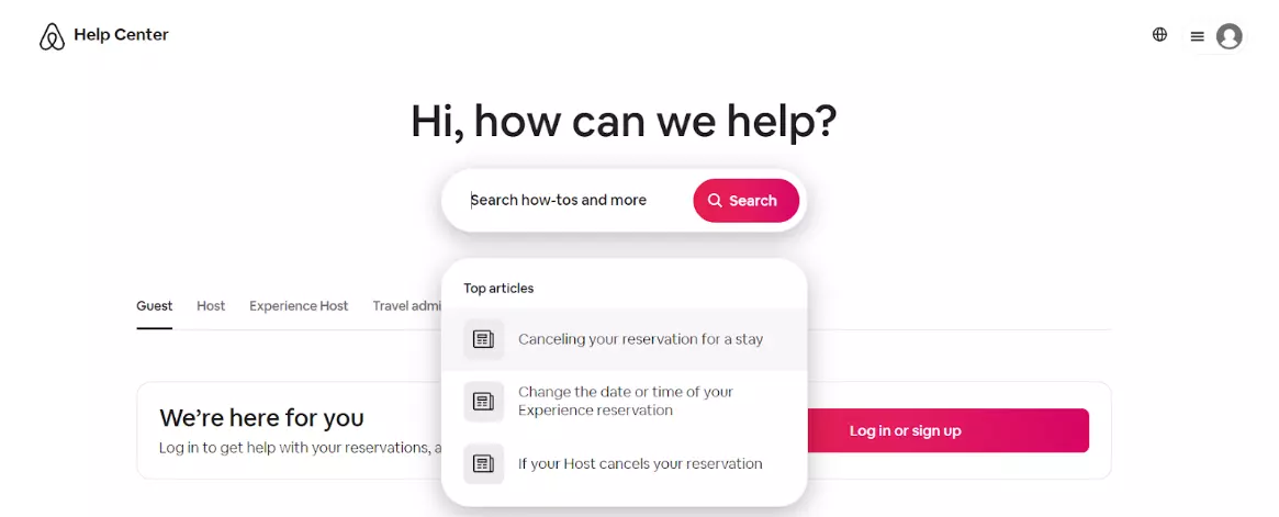 Airbnb artikel-aanbevelingen