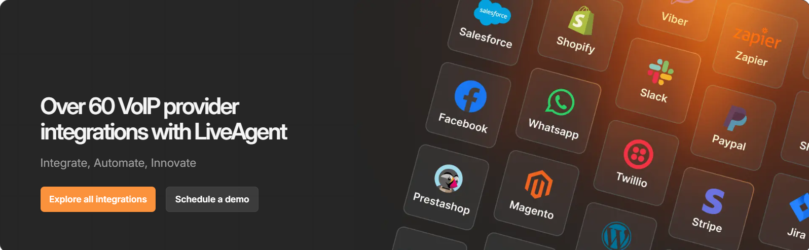 VoIP-telefoonnummerconfiguratie in LiveAgent callcenterinstellingen