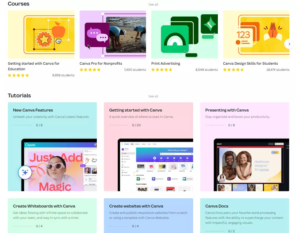 Canva's design school