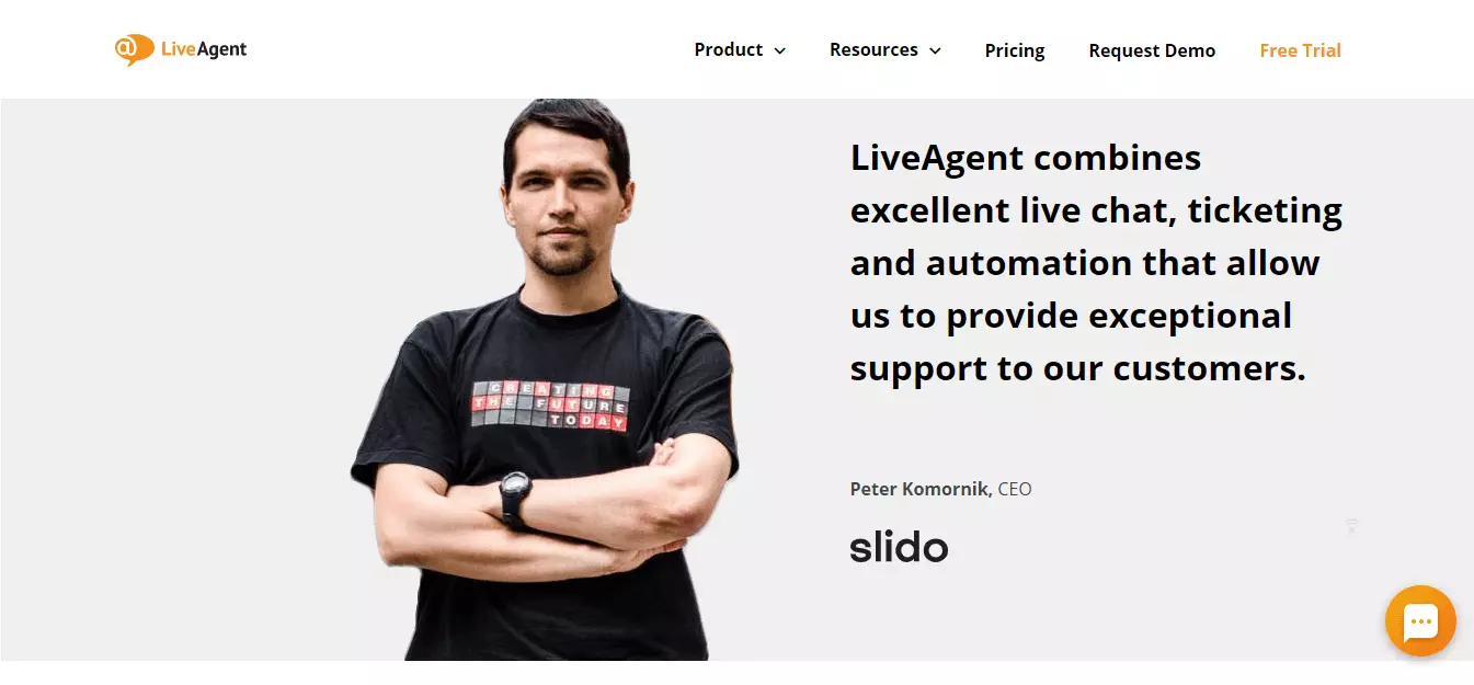 LiveAgent Slido-getuigenis