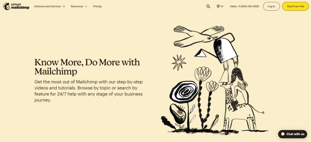 Mailchimp's kennisbankplatform