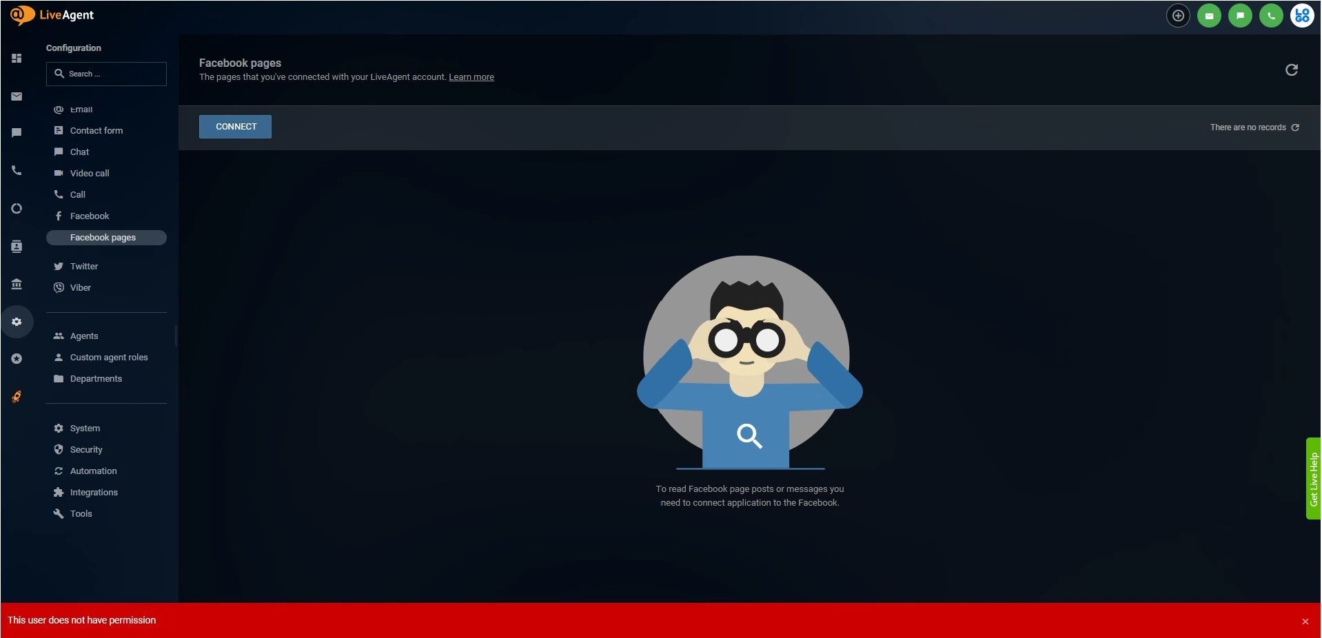 LiveAgent - Opgelost Facebook-integratieprobleem