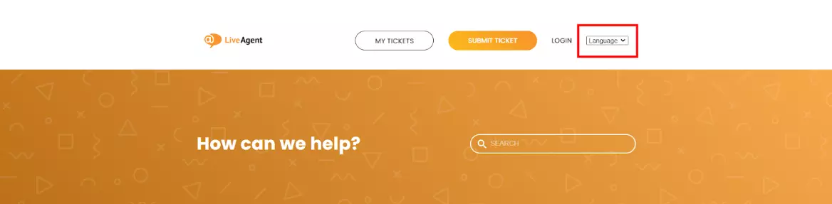 LiveAgent - Taalinstellingen kennisbank