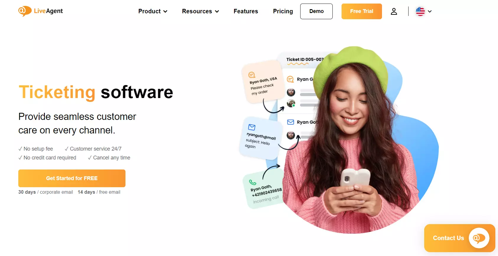 Ticketsysteem en e-mailbeheer van LiveAgent
