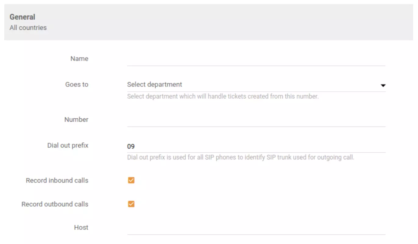 Inkomende, uitgaande of gecombineerde oproepopnameopties in LiveAgent
