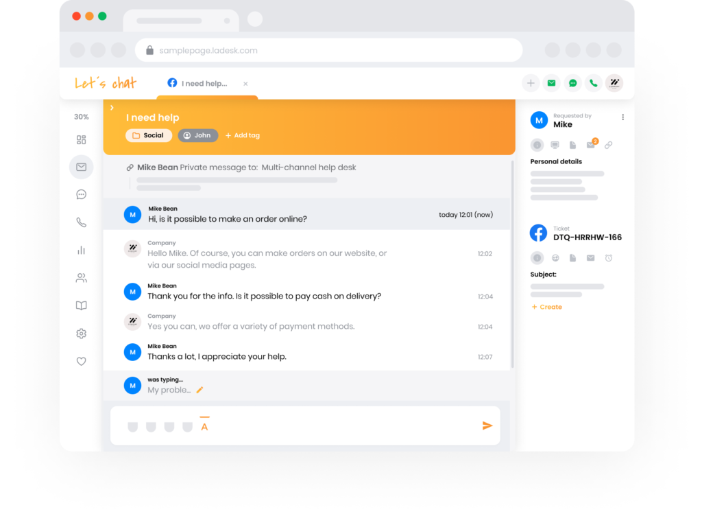 Ondersteuningsteamweergave