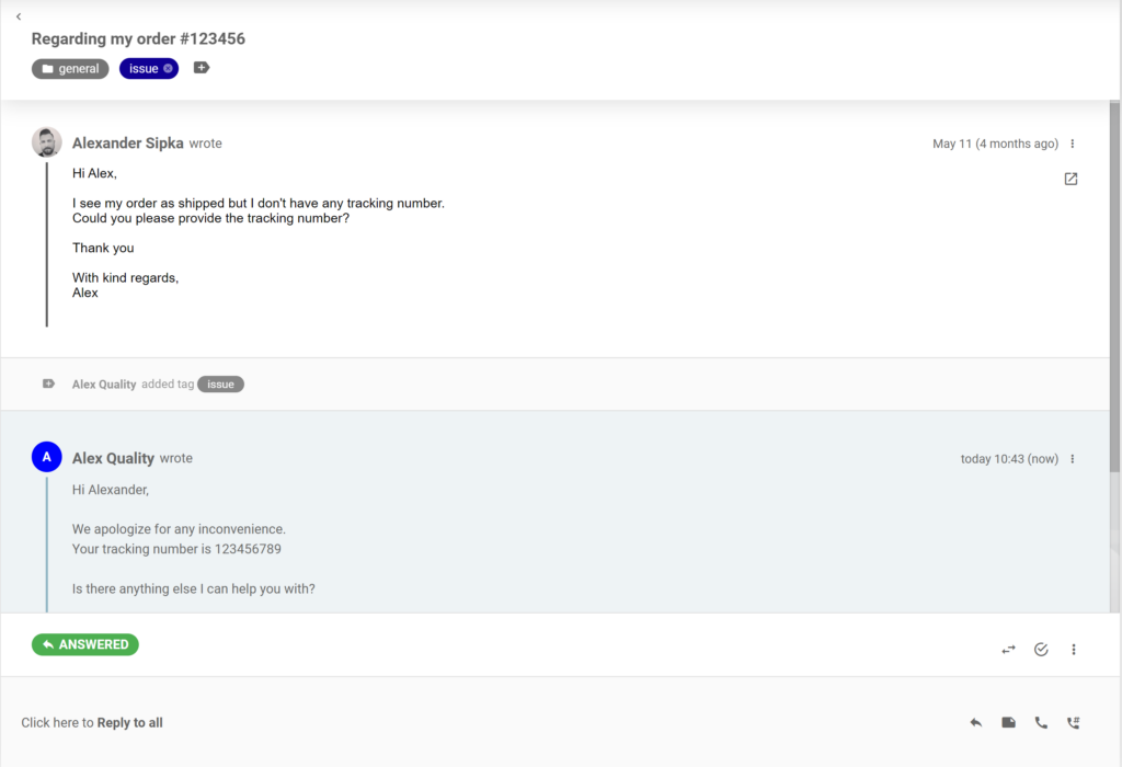 Gespreksverbetering in LiveAgent-tickets
