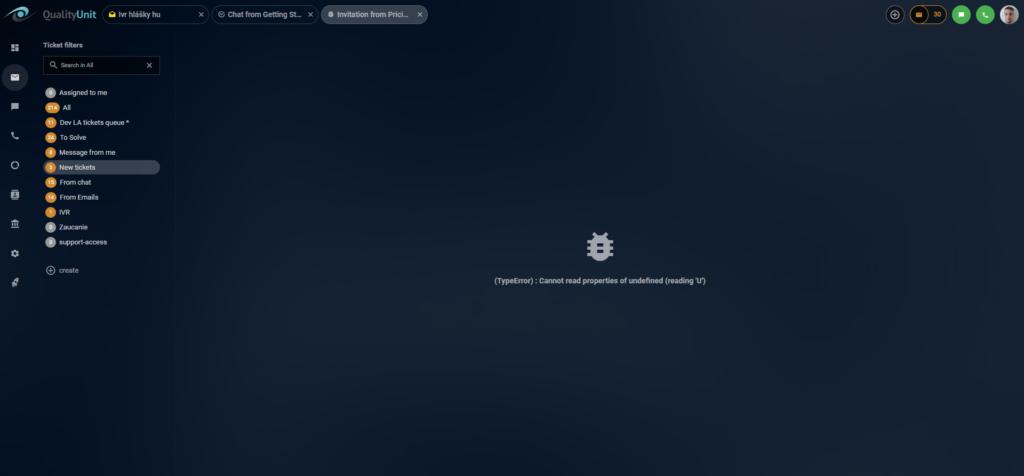 Moeite met het weergeven van opgehaalde chats