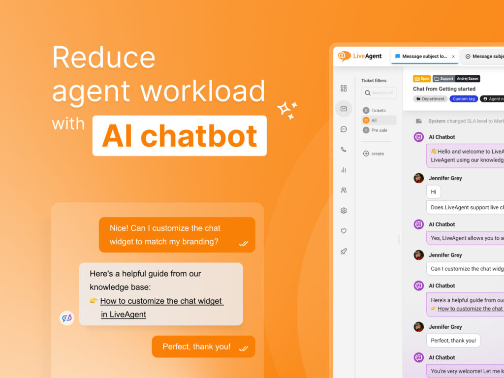 LiveAgent AI-chatbot