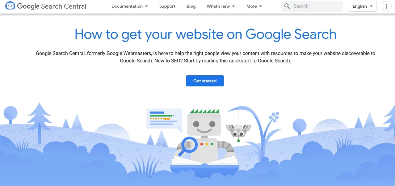 Google's search central