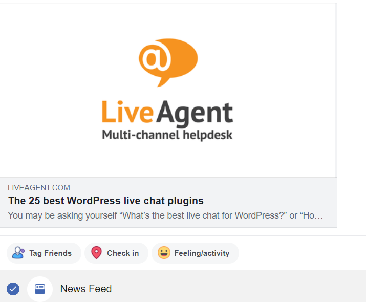 Voorbeeld van sociale markup