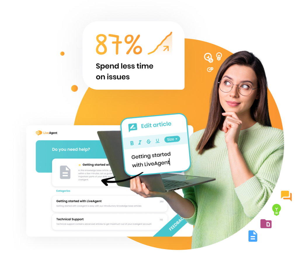 Kennisbanksoftware van LiveAgent