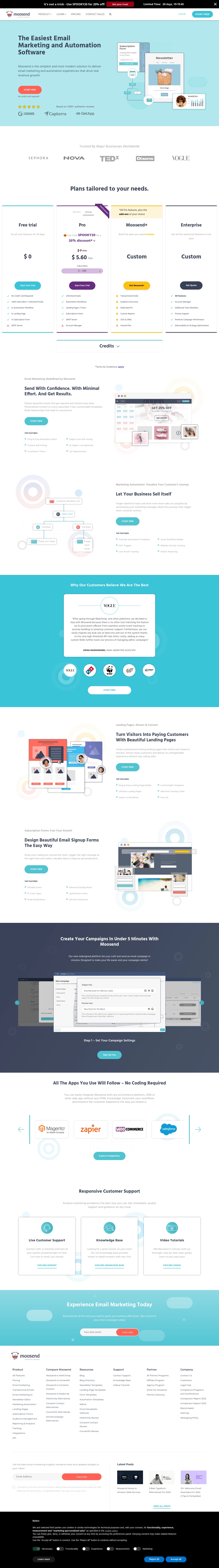 Moosend Help Desk Contacten