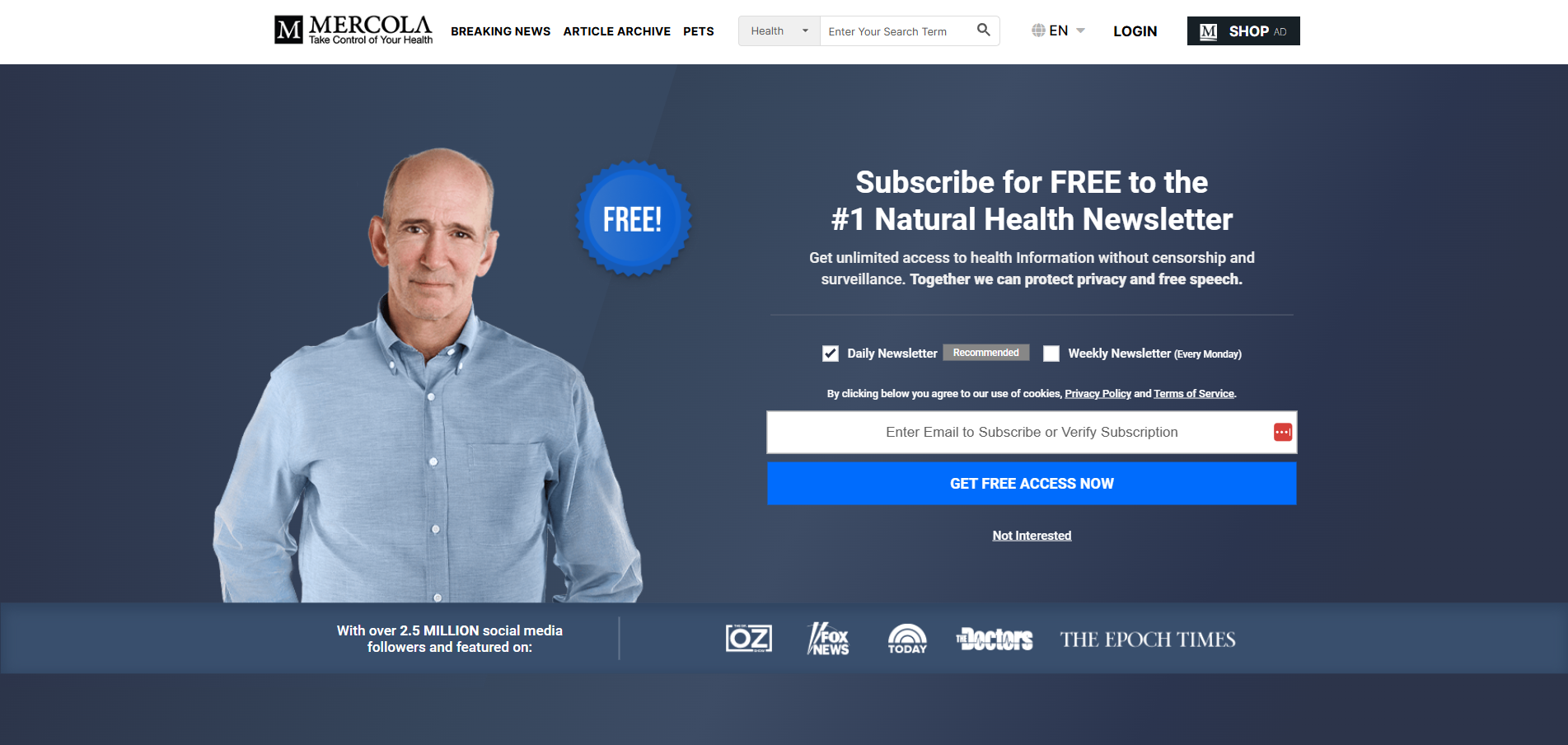 Mercola Help Desk Contacten