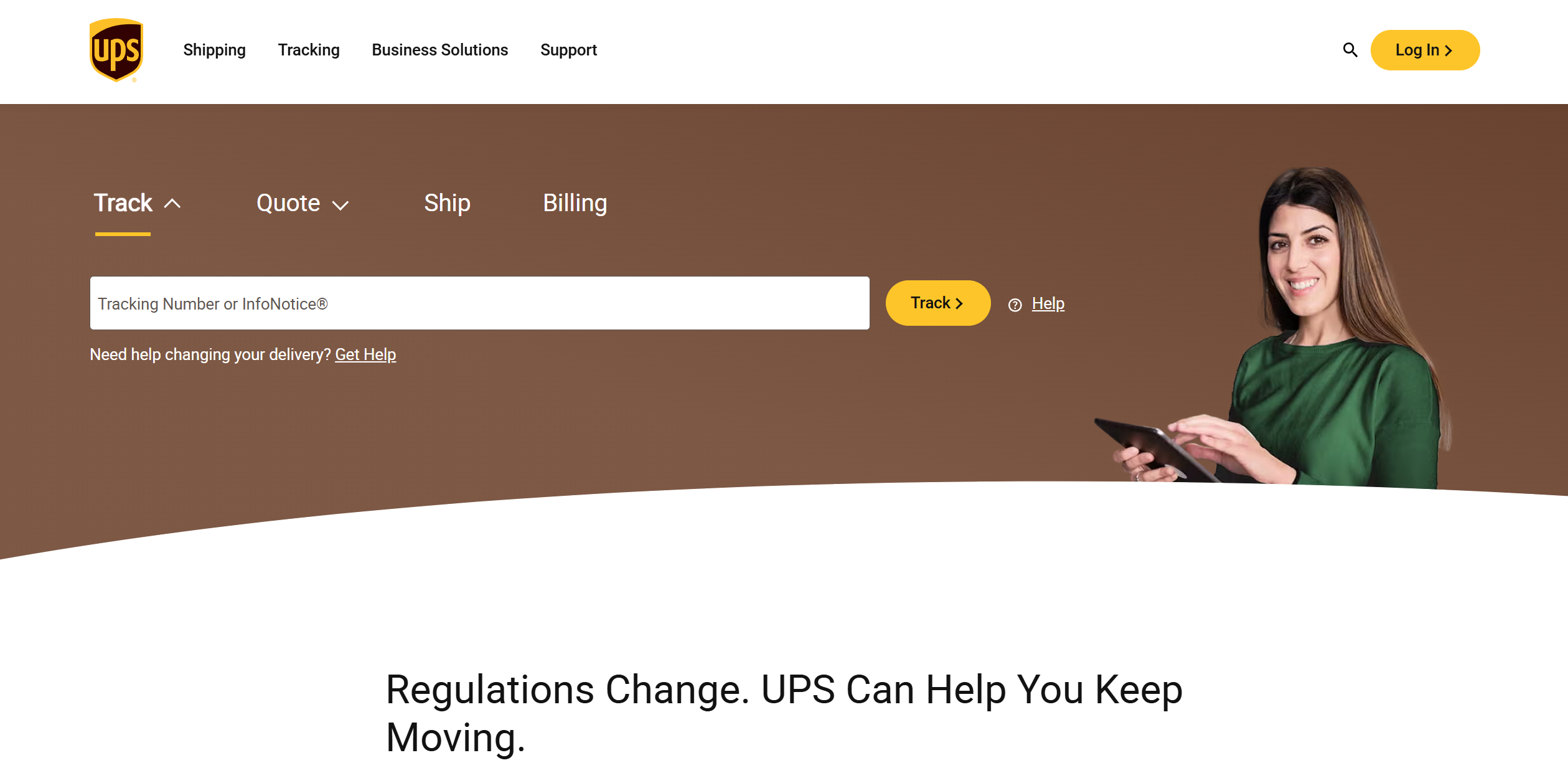 UPS Help Desk Contacten