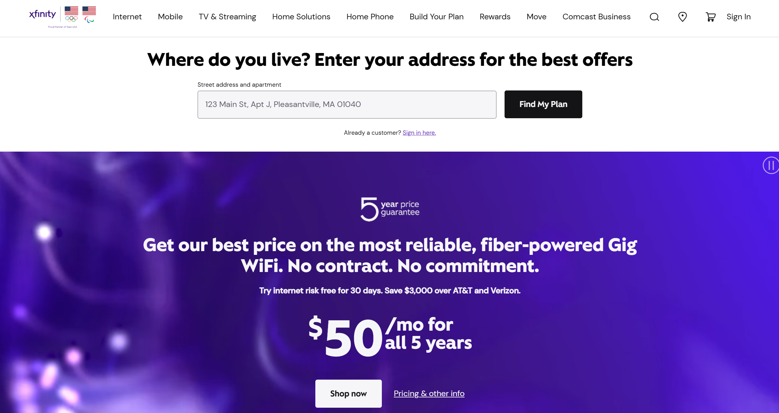 Xfinity Help Desk Contacten