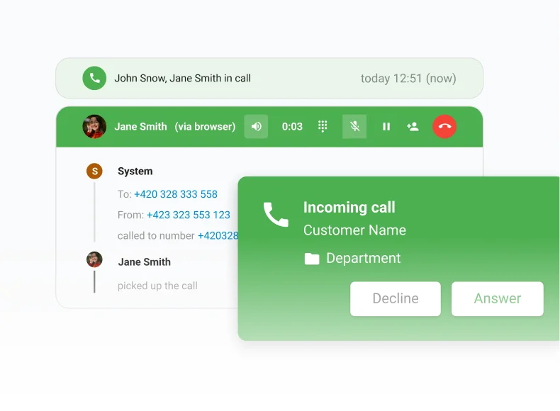 LiveAgent ingebouwd callcenter met IVR- en callback-functies