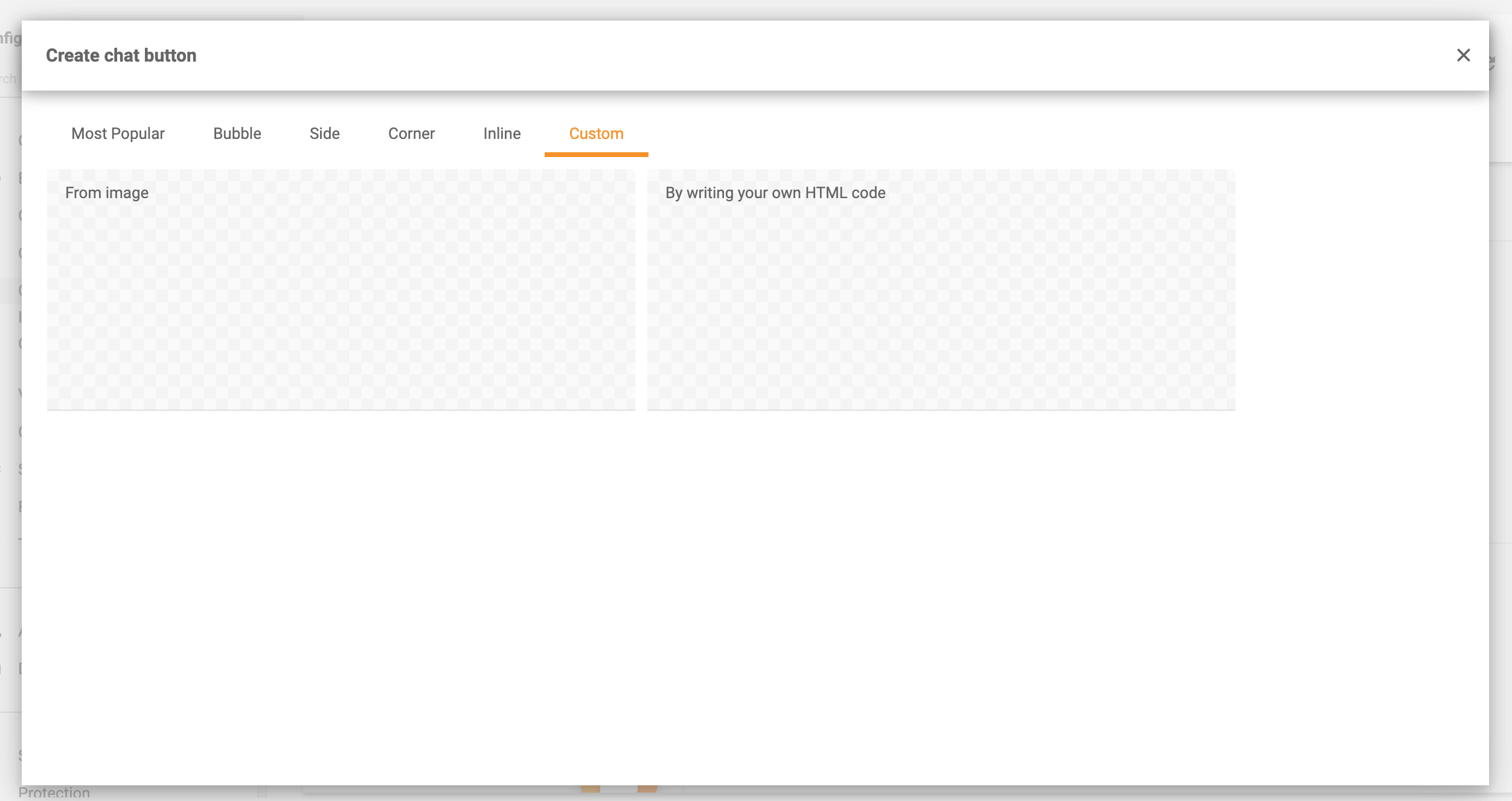 Aanpasbare chat button LiveAgent