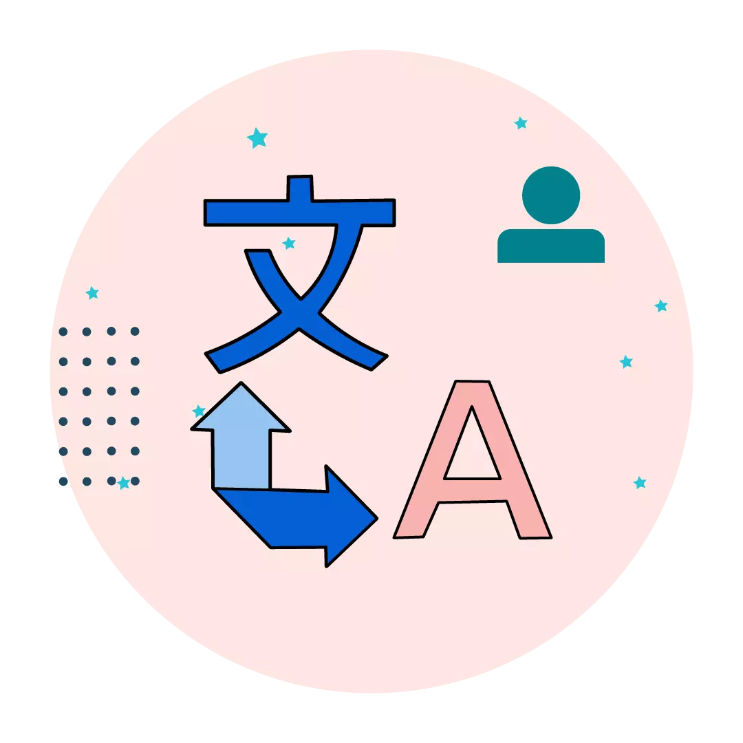 Illustratie van talen