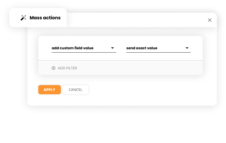 Mockup massale acties
