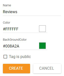 Tag-eigenschappen wijzigen in LiveAgent