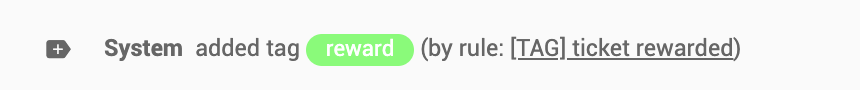 Automation rule applied to ticket