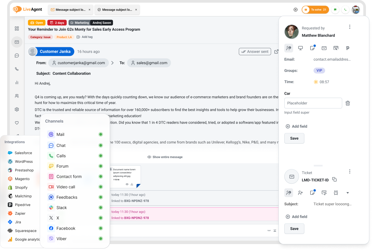 Lever naadloze ondersteuning met AI-aangedreven helpdesk