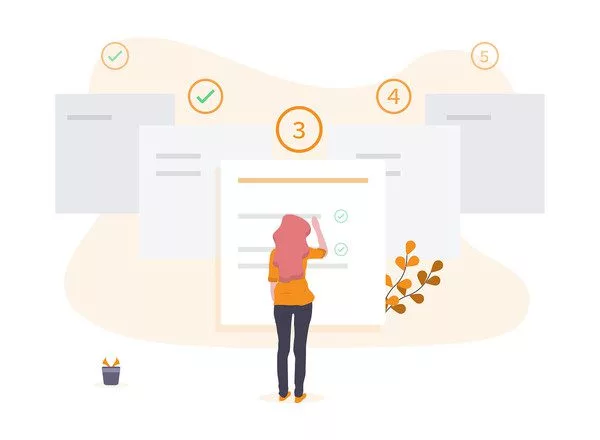 Leid klanten tijdens het winkelen