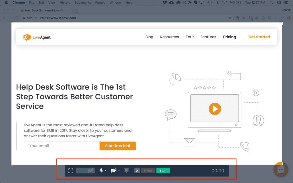 CloudApp schermopname-functie