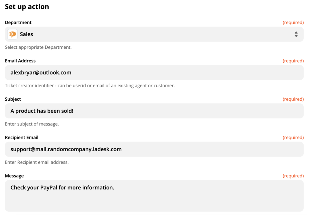 Een installatie van LiveAgent actie Nieuw gesprek aanmaken