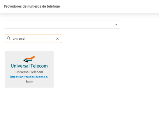 Universal Telecom-provider