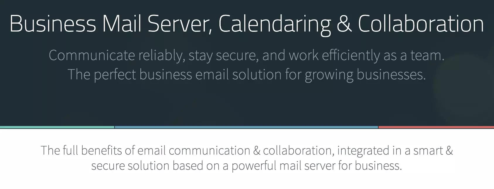 Axigen-website met softwareinformatie