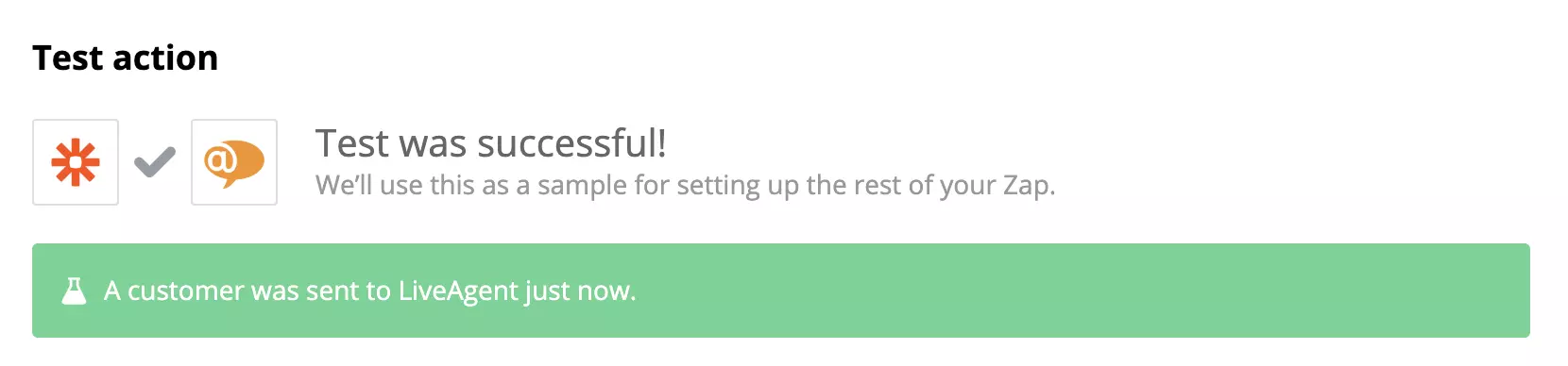 Integratie is gereed