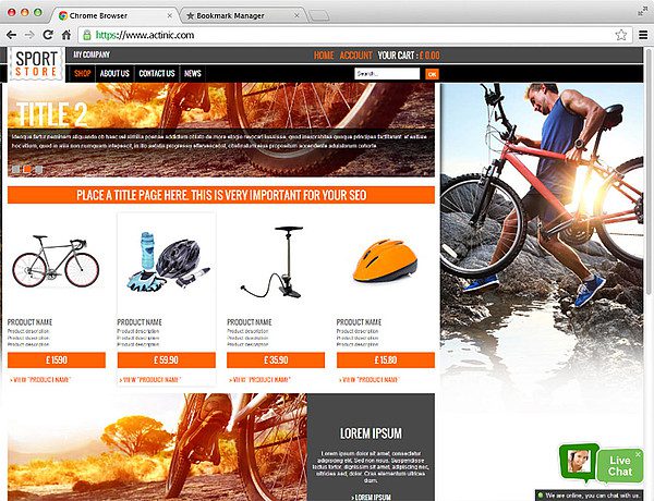 Oxatis LiveAgent live chat-integratie