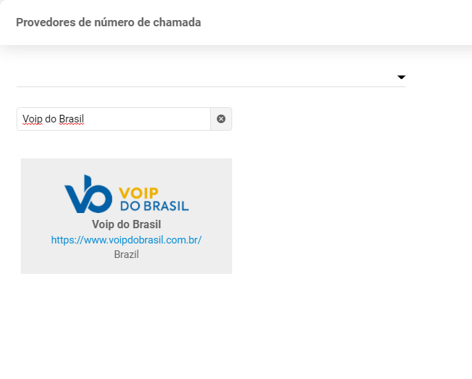 Zoek naar Voip do Brasil