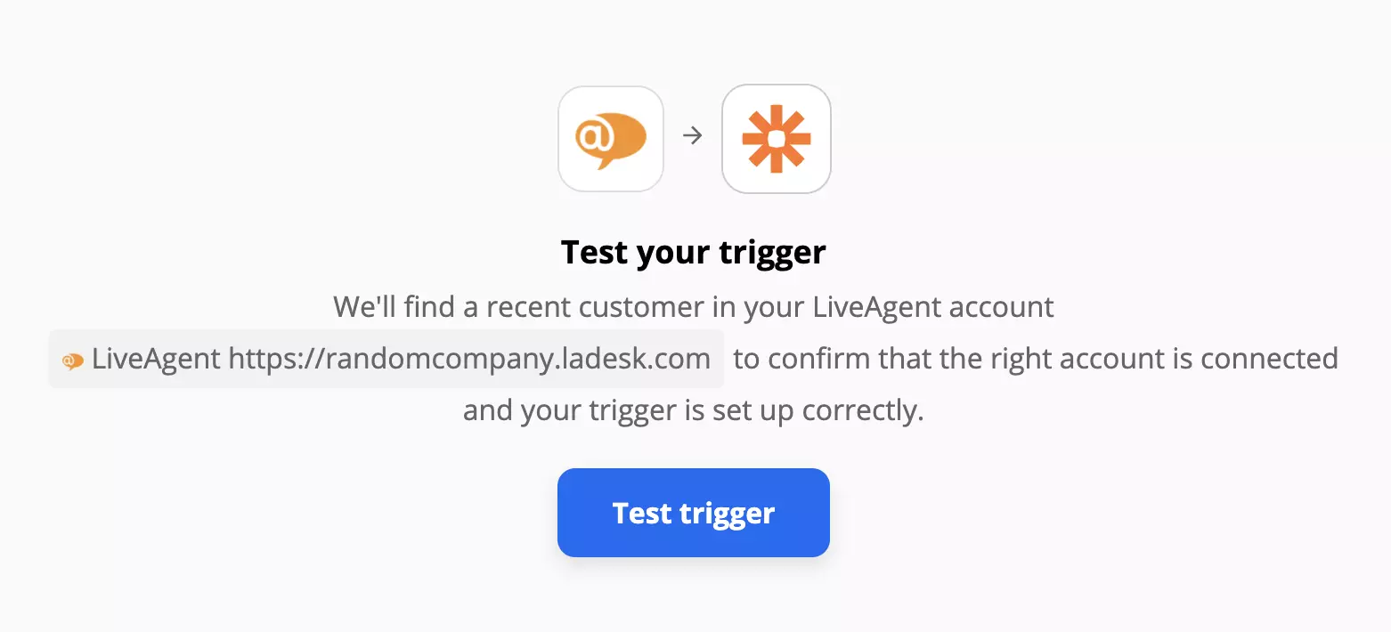 LiveAgent-triggertest