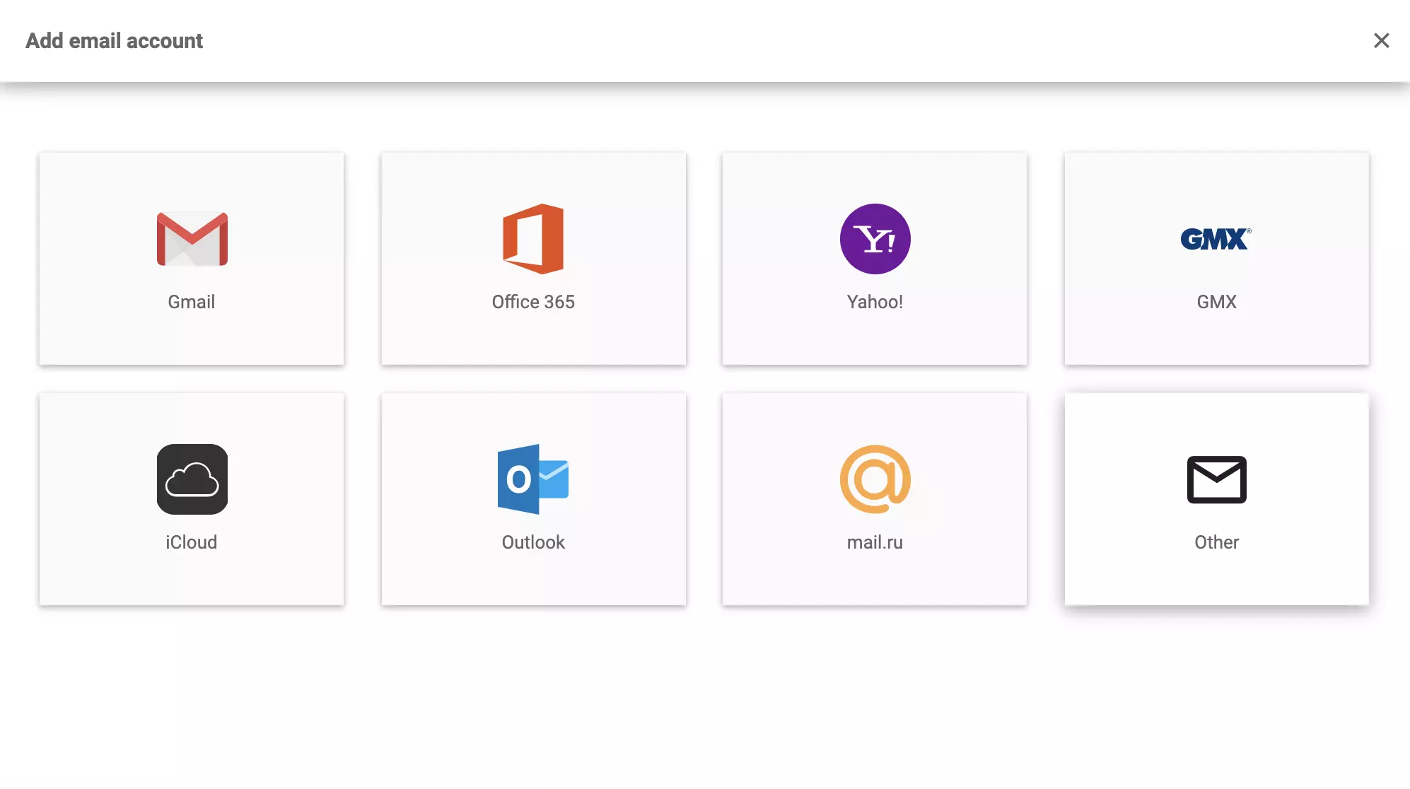 LiveAgent e-mailaccount configuratieopties