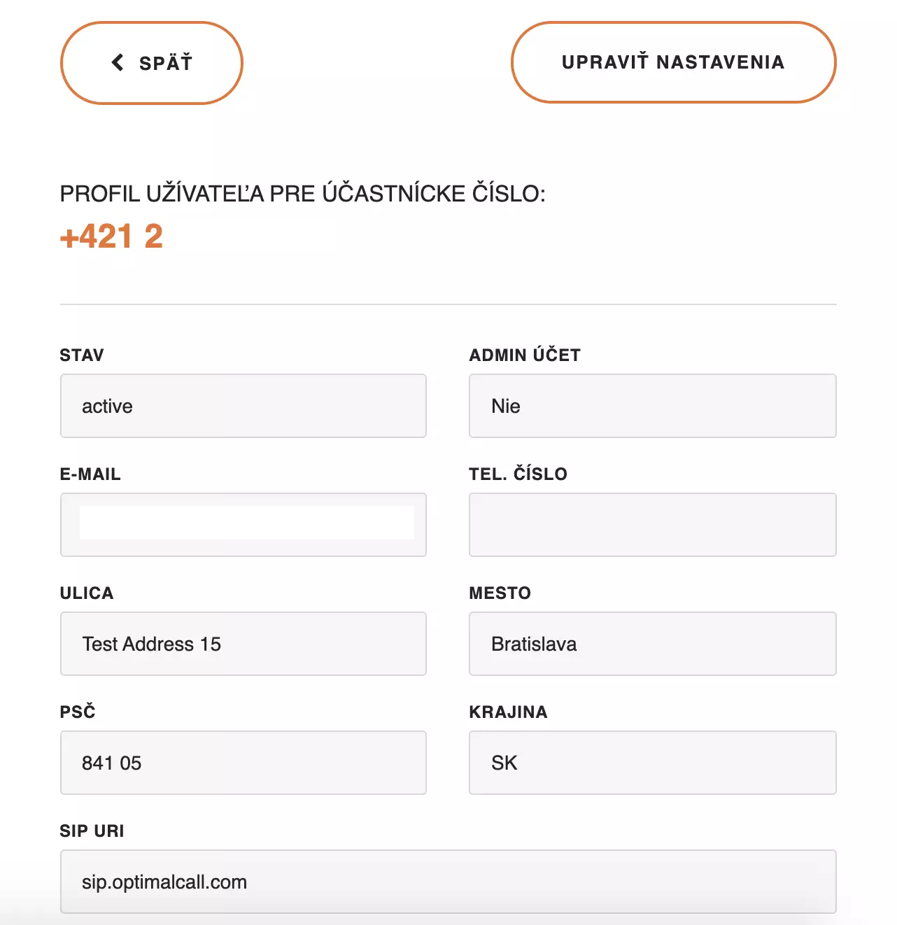 Optimal Call-profielinformatie