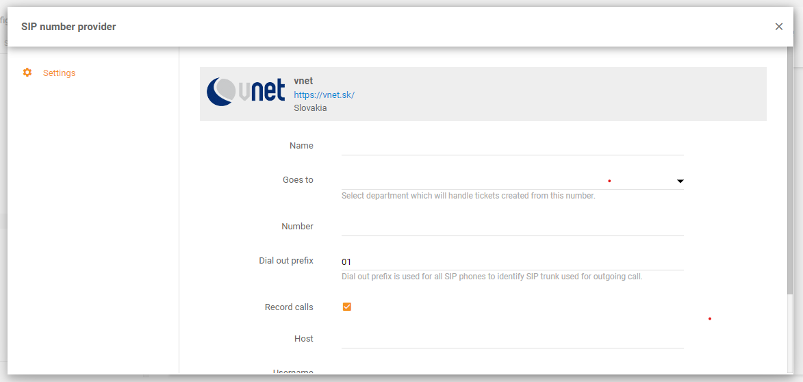 VNet-integratie in LiveAgent