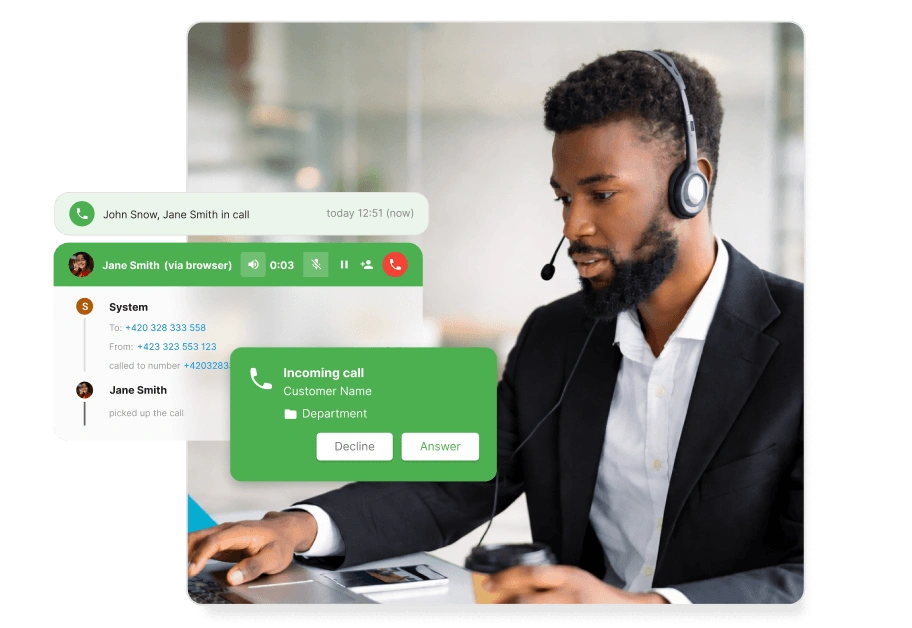 Call center software
