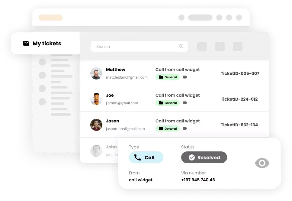 Ticketingfunctie in Helpdesk-software - LiveAgent